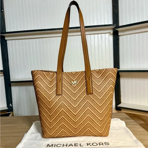 Michael Kors | Bags | Michael Kors Junie Genuine Woven  display picture 1